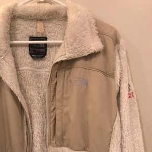 The North Face L Summit Series cream zip up